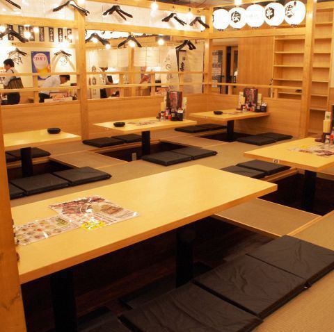 宴会はココで決まり！大小宴会に最適なお席をご用意しています◎