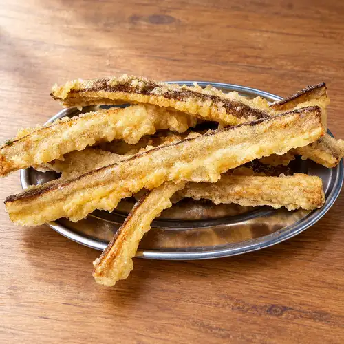 Raw burdock tempura