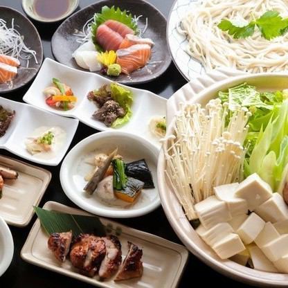 【とことん吟味して、全国から取り寄せた厳選食材が一杯】