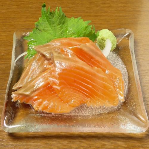 salmon sashimi