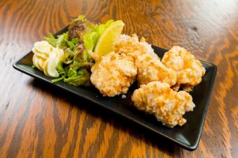 Deep-fried Oyama chicken with salt
