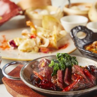 【食べ放題】4名以上限定自家製ローストポーク食べ放題プラン（プレミアム飲み放題付き）3,900円