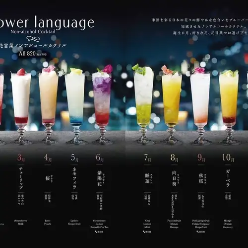 誕生石カクテル"Jewelry Sparkling"