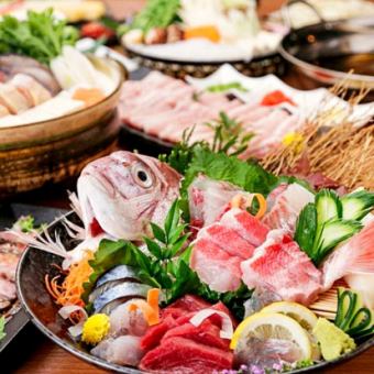 ◇120 minutes all-you-can-drink◇11 dishes in total including gorgeous sashimi, golden grilled skewers, and Hida beef [Yuzen course] 6,500 yen ⇒ 5,500 yen
