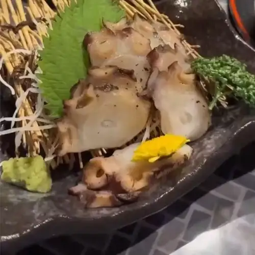 北海炙りたこのお造り