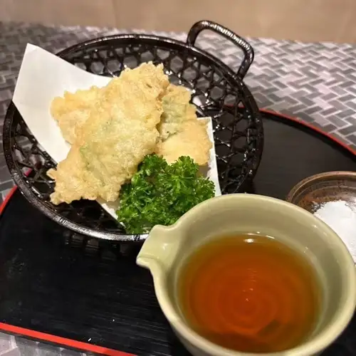 アジ紫蘇の天ぷら