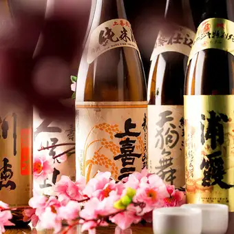 【個室確約】【日本食日本酒コース】日本酒も飲み放題!2時間飲み放題『特別価格『10,000円』