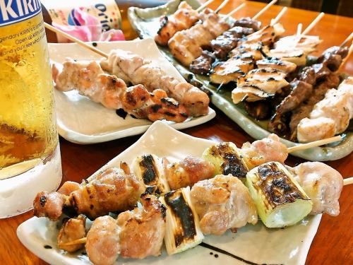 More than 10 types of authentic skewers!