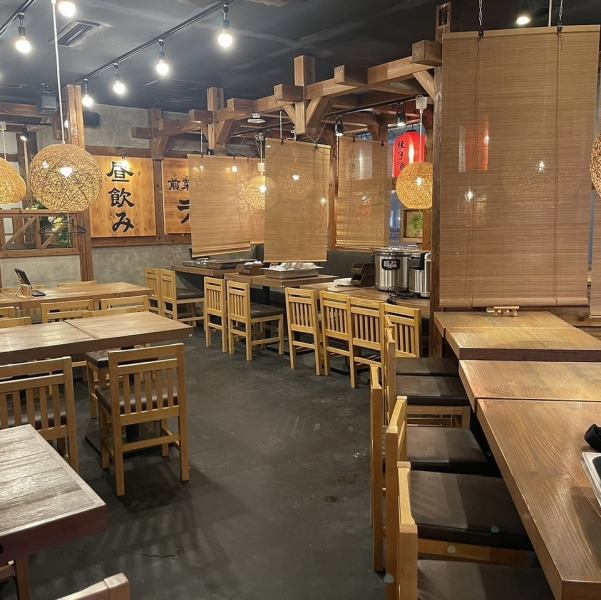 広々とした店内は約92席のお席をご用意しております！各種宴会やご家族の集まりなど様々なシーンにおススメです♪人数や内容、その他ご相談事項などなどお気軽にご相談ください◎