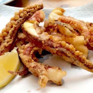 イカゲソ揚げ