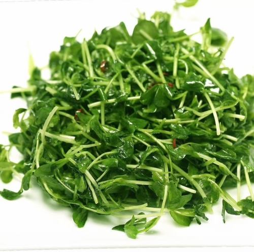 強火豆苗炒め