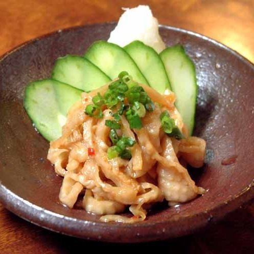 鶏皮ポン酢