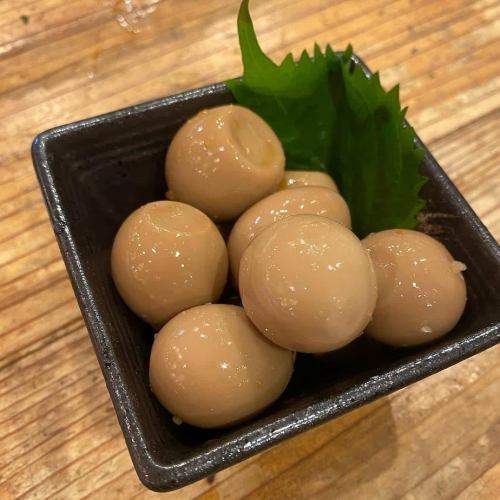 うずら醤油漬け