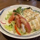 有機豆腐焙煎胡麻サラダ