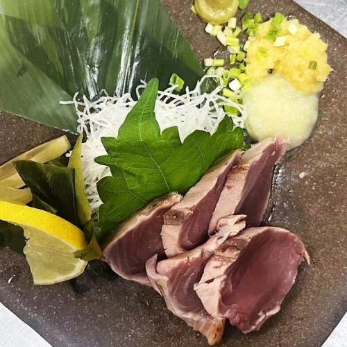 自家製炙り鯖造り