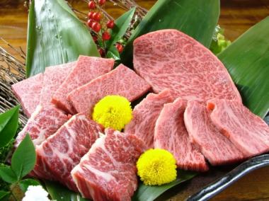 [90 minutes all-you-can-drink included!] 7,500 yen (tax included) Honjin's recommended course where you can enjoy high-quality meat ♪ 8 dishes in total