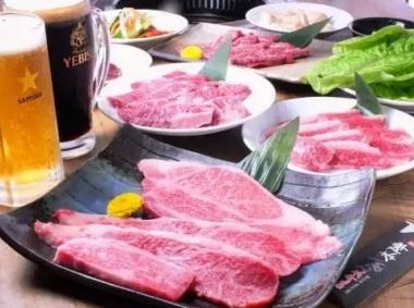 【90分飲み放題付！】8500円(税込)特選炙り肉寿司付♪本陣スタンダードプラン 全9品