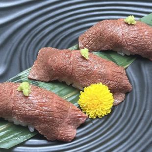 神戸ビーフ 特選炙り肉寿司