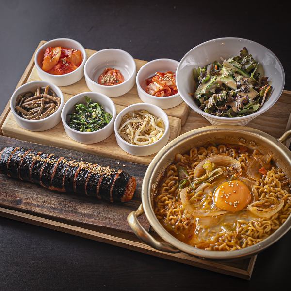 【豊富なバリエーションを用意♪】キンパ+ラーメン定食