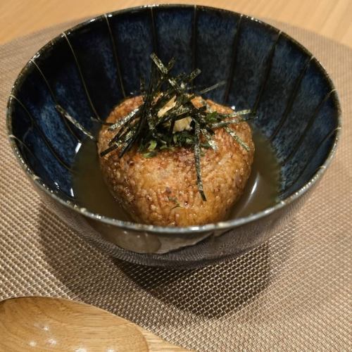 焼きおにスープ茶漬け