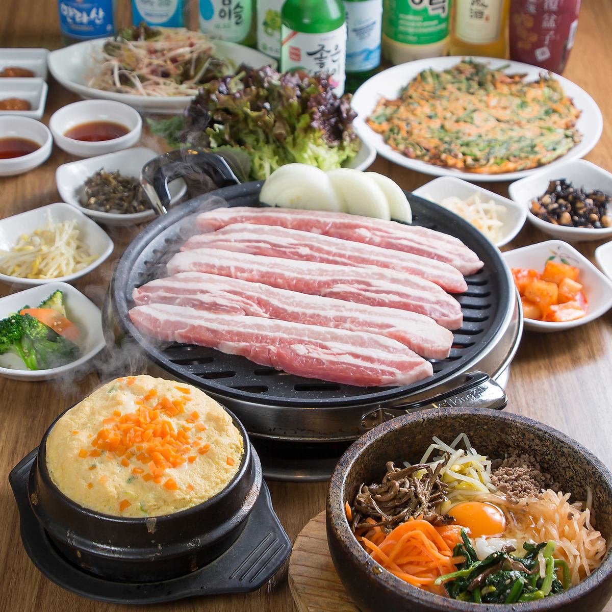 ママが作る漢松の本格韓国は絶品の料理ばかり♪