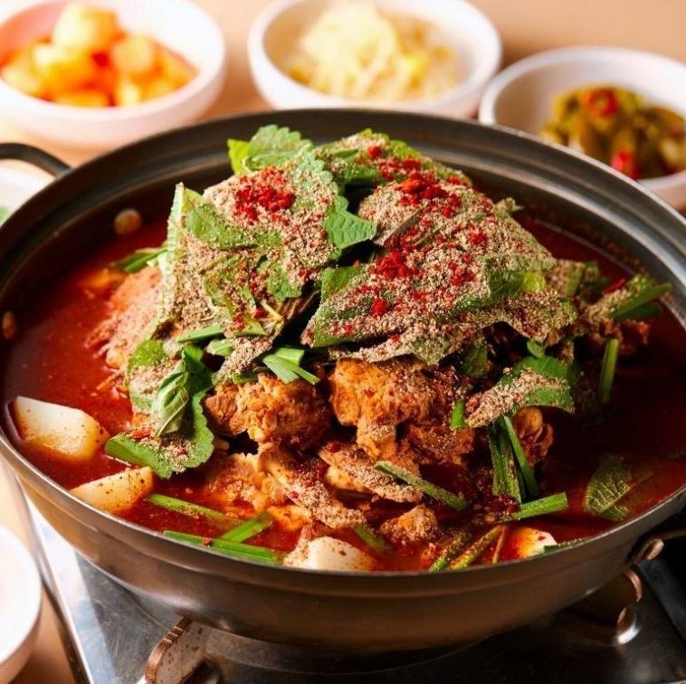 漢松の伝統韓国料理は香辛料スパイスが効いてて美味しい♪
