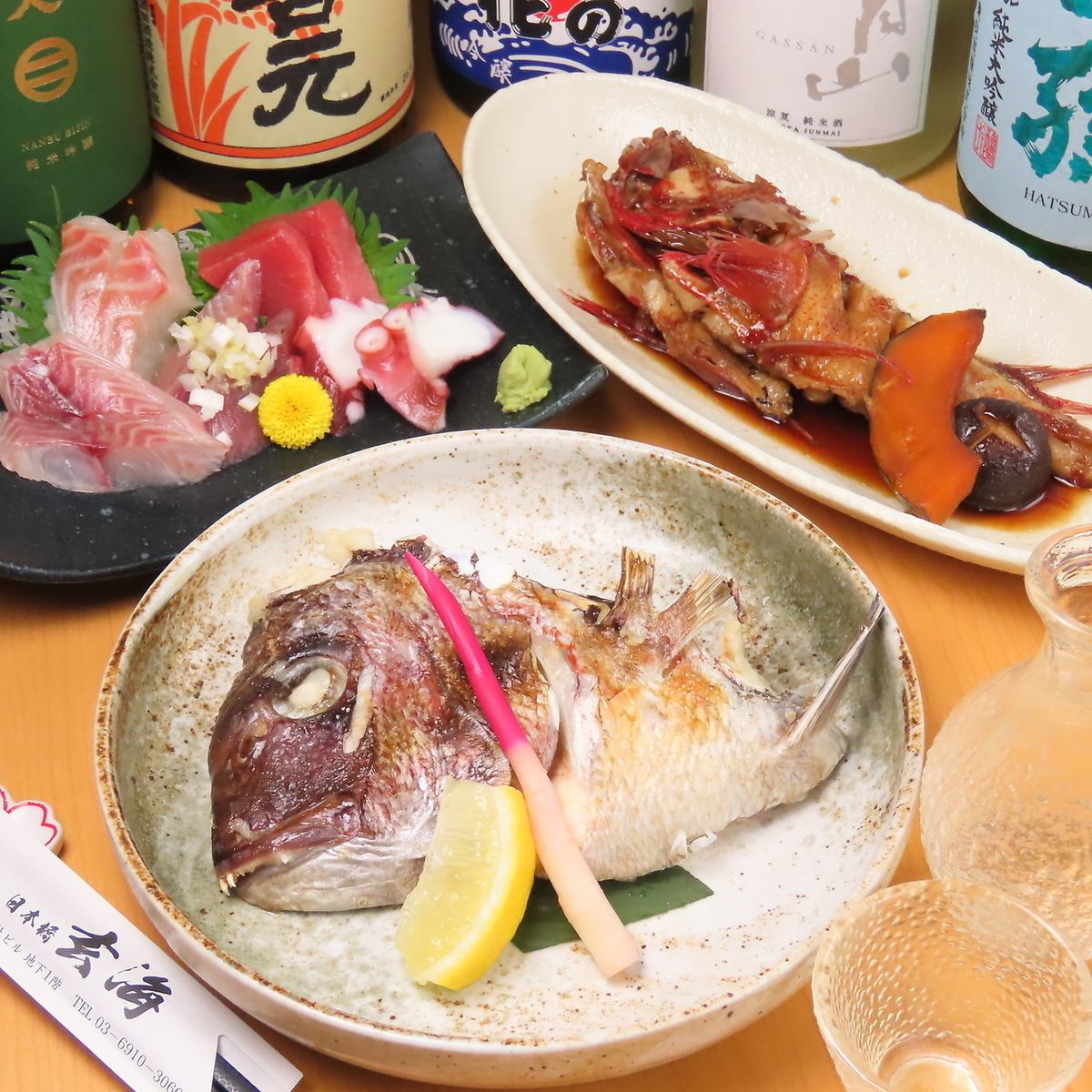市場直送の新鮮食材を活かした和食と厳選日本酒を楽しめる日本橋の名店