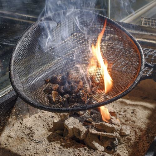 [薩摩地鶏]もも肉炭火焼き