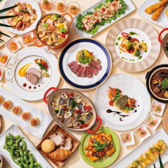 【平日】夏のランチハーフビュッフェ