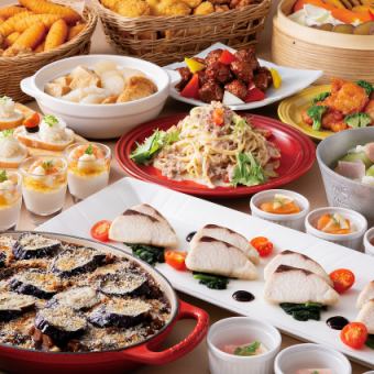 新年派对方案 + 方案 A(自助餐 + 免费饮料,120 分钟)