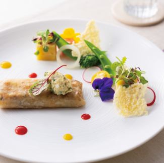 【선택할 수 있는 메인 요리】돼지고기의 크리스티안 채소밭풍 그리비쉬 소스