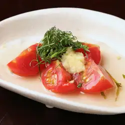 トマトの酢漬け 叩き生姜