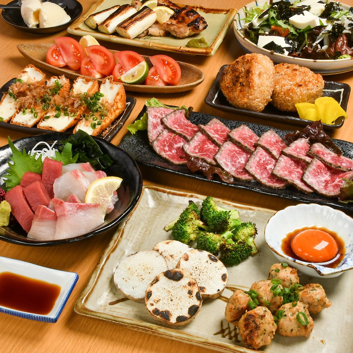[Robata Sakaba in Minamimorimachi where you can enjoy drinking alone] Banquet dishes can also be used from 2 people ◎