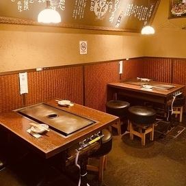 You can enjoy teppanyaki in a stylish setting!