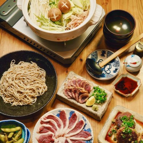 Banquet with duck sukiyaki ◎