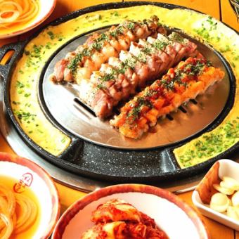 大人気♪【サムギョプサル食べ放題＋飲み放題】120分コース 4,500円(税込)