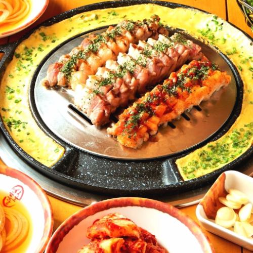 【定番ポルチプコース】サムギョプサルをはじめ様々なお肉を味わい方にピッタリ♪