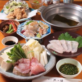 〈要予約〉【アラコース】 アラ刺しやアラしゃぶなど全8品 18000円(税込)