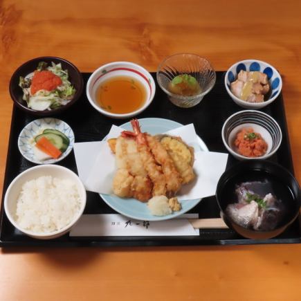 3月~10月限定!【天ぷら御膳】 天ぷらやあら汁など全7品 2800円(税込)