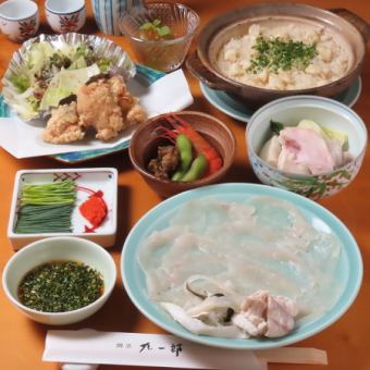3月~10月限定!【ふぐ御飯コース】 ふぐ刺しやふぐ御飯など全6品 12000円(税込)