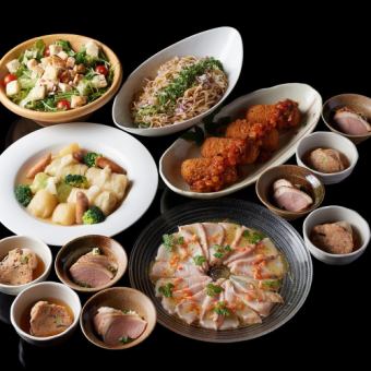 日・月・火限定：冬宴会・忘年会　にぎわい酒場コース お料理6品　120分飲み放題付き　4000円