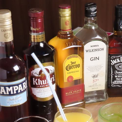 豊富なドリンクで乾杯♪