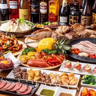 ボリューム満点バーベキューセットは飲み放題付き3500円(税込)～