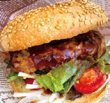 Hamburger (Hyuga Osatsu Pork)