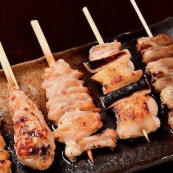 Special selection/charcoal grilled skewers ~Omakase/Assorted~ 5 pieces