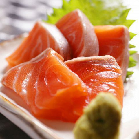 King salmon sashimi
