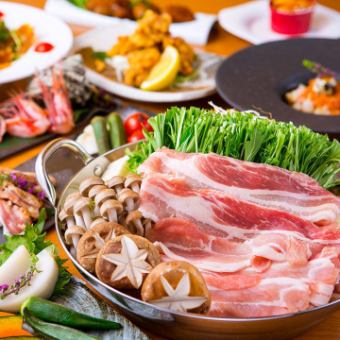 ◆ Meat hot pot course ◆ 3 hours of all-you-can-drink, 9 dishes total 4500 ⇒ 3500 yen