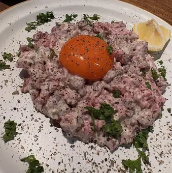 ランプ牛を使ったタルタル