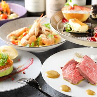 標準套餐 ◆熱菜、義大利麵、主菜等3種菜色任您選擇♪