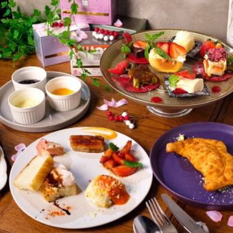 Sorriso特製アフターヌーンティープラン◆<ソフトドリンク2H飲み放題付>